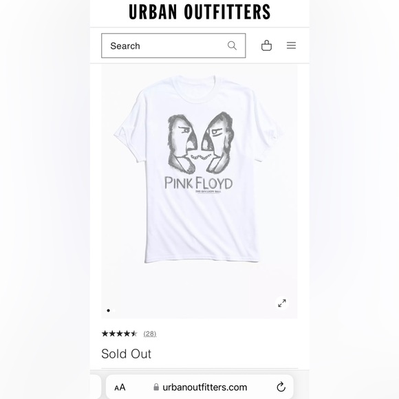 Urban Outfitters Pink Floyd Boys Of Floyd Tee UNISEX - Picture 3 of 13